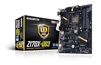 【中古】GIGABYTE Intel Z170チップセット搭載 ATX マザーボードGA-Z170X-UD3