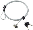 【中古】Digio2 セキュリティロック シルバー シリンダー錠タイプ ワイヤー長2m、ワイヤーの太さφ4mm SL-051