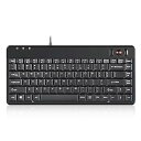 【中古】Perixxペリックス PERIBOARD-505HPUS キーボード有線トラックボール USBハブ2個 14ミリ光学式トラックボール英語配列