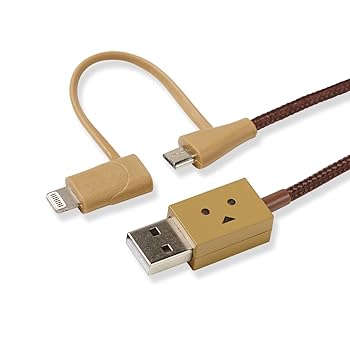 【中古】cheero DANBOARD 2in1 USB Cable with Micro USB & Lightning connector 100cm 目が光る 充電 / データ転送 ケーブル 【中古】cheero DANBOARD 2in1 USB Cable with Micro USB & Lightning connector 100cm 目が光る 充電 / データ転送 ケーブル