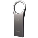 【中古】シリコンパワー USBメモリ 64GB USB3.0 亜鉛合金ボディ 防水 防塵 耐衝撃 Jewel J80 SP064GBUF3J80V1T