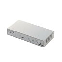 【中古】エレコム スイッチングハブ ギガビット 8ポート マグネット 電源内蔵 金属筺体 EHC-G08MN-HJW