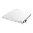 【中古】BUFFALO USB2.0 ポータブルDVDドライブ フラットデザイン ウルトラスリムタイプ ホワイト DVSM-PT58U2V-WH