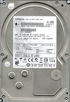 【中古】Hitachi hds722020ala330 P/N : 0 F10501 MLC : jpk0ye Mac ? 655 ? 1563 A 2tb