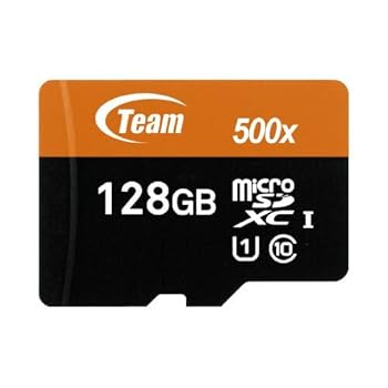 【中古】TEAMジャパン 128GB microSDXCカード UHS-1 SD変換アダプタ Read:40MB/s Write:10MB/s TUSDX128GUHS03