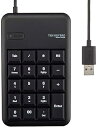 【中古】エレコム テンキー 有線 メンブレン Sサイズ USBポート付 高耐久 ブラック TK-TCM014BK