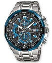 【中古】カシオ CASIO EDIFICE クオーツ メンズ 腕時計 EFR-539D-1A2V ブラック/ブルー 並行輸入品