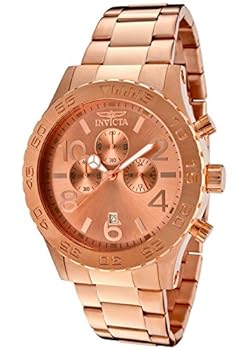 【中古】インビクタ 腕時計 1271 Specialty Chronograph Rose Gold Dial Tone 18K Rose Gold Plated SS メンズ 並行輸入品
