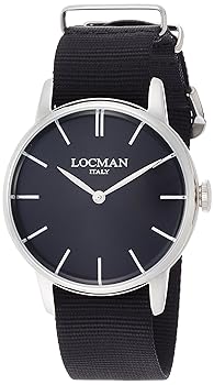 【中古】ロックマン 腕時計 クオーツ 2針 1960コレクション 60年代イタリアンデザイン 0251V01-00BKNKNK 正規輸入品 ブラック