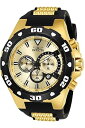 【中古】Invicta Men's 'Pro Diver' Quartz Stainless Steel and Silicone Casual Watch%カンマ% Color:Two Tone Model: 24682