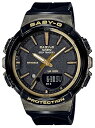 【中古】カシオ 腕時計 ベビージー FOR SPORTS 歩数計測 機能つき BGS-100GS-1AJF レディース ブラック