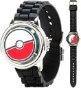 【中古】Pokemon メンズ カジュアルウォッチ クオーツ メタル&シリコン ブラック 型番: POK9025