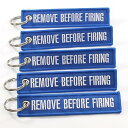 【中古】Rotary13B1 Remove Before Firing キーチェーン 5個パック ブルー/ホワイト