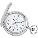 【中古】Gothamメンズシルバートーンダブルハンターデラックス17 Jewel Mechanical Pocket Watch # gwc18805sr