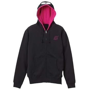 【中古】BORUTO -ボルト- NARUTO NEXT GENERATIONS うずまきボルト ジップパーカー ブラック × トロピカルピンク Lサイズ 【中古】BORUTO -ボルト- NARUTO NEXT GENERATIONS うずまきボルト ジップパーカー ブラック × トロピカルピンク Lサイズ