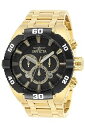 【中古】Invicta Men's 27257 Coalition Forces Quartz 3 Hand Black Dial Watch