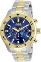 【中古】Invicta Men's 28893 Specialty Quartz Chronograph Blue Dial Watch