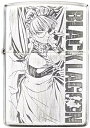 【中古】ブラックラグーン Zippo ロベルタ 銀サテン古美 中