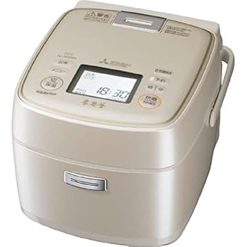 【中古】三菱 IHジャー炊飯器3.5合炊き 白和三盆MITSUBISHI 本炭釜 NJ-SW069-W