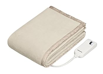 【中古】パナソニック 電気しき毛布 シングル 160×85cm 丸洗い可 室温センサー付 ベージュ DB-UM4LS-C