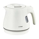 【中古】タイガー魔法瓶 電気ケトル 0.6l マットホワイト PCM-A060WM