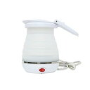 【中古】ミヨシMiyoshi 折りたためる電気ケトル ホワイト 800ml 2-3人用 MBE-TK03/WH