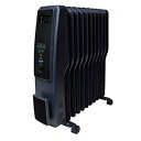 【中古】TOH-D1102Kつや消しブラック デジタル表示 オイルヒーター 1200W
