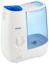 【中古】Vicks ヴィックス スチーム式加湿器 8畳 VICKS 加熱式 3.7L ホワイト VWM845J