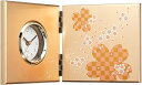 【中古】ミタニ 山中漆器Mitani 箔工芸 大和 時計 桜ロマン M16379-7