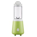 【中古】ドウシシャ タンブラーミキサー pieria 400ml グリーン TMS-19A GR