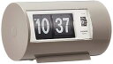 【中古】TWEMCOトゥエンコ 置き時計 パタパタクロック アラームクロック グレー AP-28 GREY
