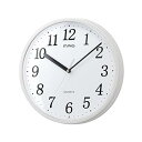 【中古】MAGマグ 掛け時計 アナログ プラスチッタ 静音 連続秒針 プラスチック風防 ホワイト W-701WH-Z