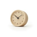 【中古】レムノス 置き時計 MUKU desk clock ブナ LC12-05 BN Lemnos