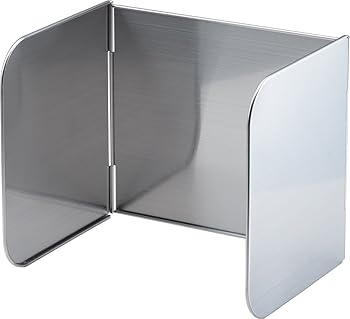 【中古】村の鍛冶屋 オダジマ レンジガード 使うときだけ! コンロガード 一口サイズ オールステンレス 1510220