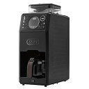 【中古】Toffy/トフィー 全自動ミル付カスタムドリップコーヒーメーカー K-CM9 ミル ドリップ 豆挽き 無段階グラインド 温度設定 味わい3段階 タイマ...