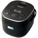 【中古】シャープ KS-CF05D-Bブラック系 ジャー炊飯器 3合炊き