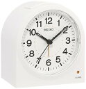 【中古】セイコークロックSeiko Clock セイコー クロック 目覚まし時計 アナログ 白 KR894W SEIKO