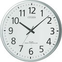【中古】リズムRHYTHM シチズン 掛け時計 電波時計 連続秒針 CITIZEN スペイシーM465 8MY465-019
