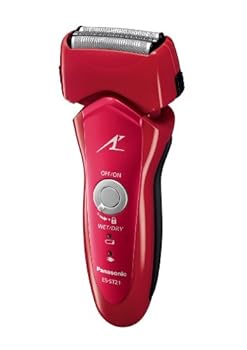 【中古】パナソニック ラムダッシュ 3枚刃 赤 ES-ST21-R