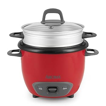 【中古】並行輸入Aroma 6-Cup Cooked Pot Style Rice Cooker and Food Steamer, Red フードスチーマ 【中古】並行輸入Aroma 6-Cup Cooked Pot Style Rice Cooker and Food Steamer, Red フードスチーマ
