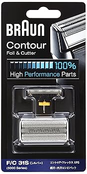 【中古】正規品ブラウン 替刃 F/C31S F/C31S シェーバー 網刃・内刃コンビパック シルバー