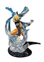 【中古】フィギュアーツZERO NARUTO-ナルト- うずまきナルト-疾風伝- 絆Relation 約190mm PVC&ABS製 塗装済み完成品フィギュア