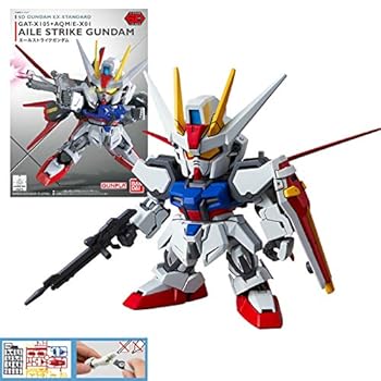 【中古】SDガンダムEXスタンダード 機動戦士ガンダムSEED エールストライクガンダム 色分け済みプラモデル