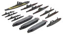 【中古】フジミ模型 1/3000 集める軍艦シリーズ No.17 海上護衛戦空母艦隊セット大鷹型/武蔵/阿賀野/明石/彩色済み艦載機 プラモデル 軍艦17