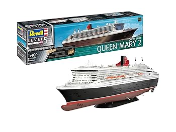 【中古】ドイツレベルRevell 1/400 クイーンメリー2 プレミアムエディション プラモデル 05199