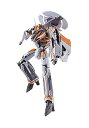 【中古】DX超合金 マクロスデルタ VF-31Eジークフリードチャック・マスタング機 約180mm ABS&PVC&ダイキャスト製 塗装済み可動フィギュア