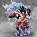 【中古】メガハウスMegaHouse Portrait.Of.Piratesワンピース SA-MAXIMUM モンキー・D・ルフィ ギア4 スネイクマン ABS...