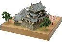 【中古】ウッディジョー 1/150 彦根城 木製模型 組み立てキット