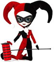 【中古】Pullip Harley Quinn Dressy Version ハーレクイン ドレッシーバージョン P-173 全高約310mm ABS製 塗装済み 可動フィギュア