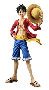 【中古】Portrait.Of.Pirates ワンピース Sailing Again モンキー D ルフィ Ver.2アンコール再販 約220mm PVC ABS製 塗装済み完成品フィギュア